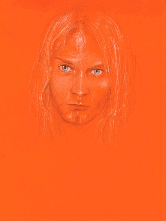 Kurt Cobain (2), 2014 colored pencil on paper 28 x 21 cm (11 x 8 1/4 in.)