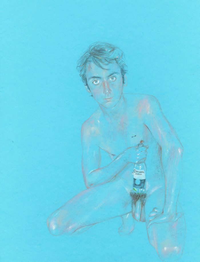 Portrait of Camille Blatrix, 2015 colored pencil, gouache on paper 65 x 50 cm (25 5/8 x 19 11/16 in.)